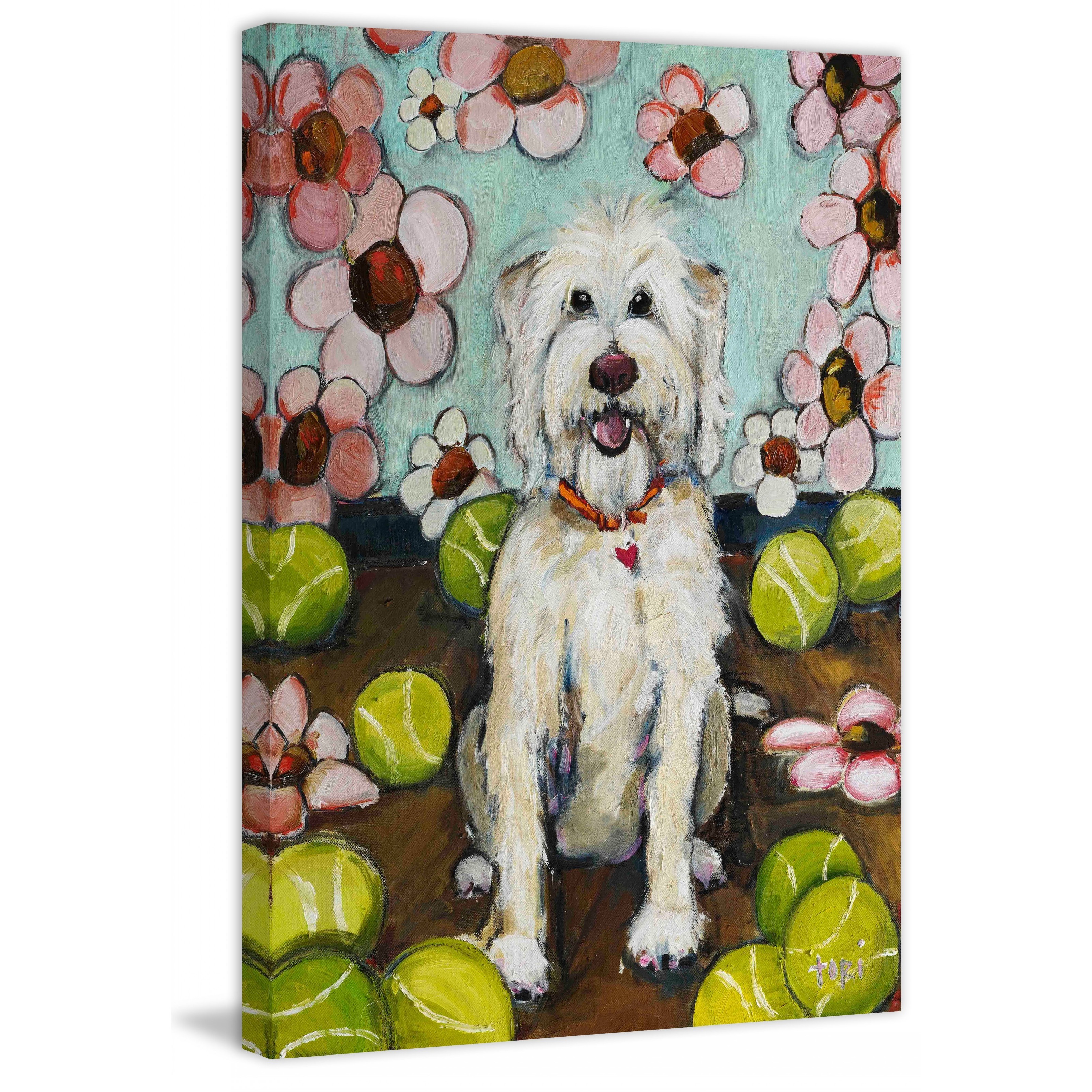 Marmont Hill - Handmade Rosie Painting Print on Canvas