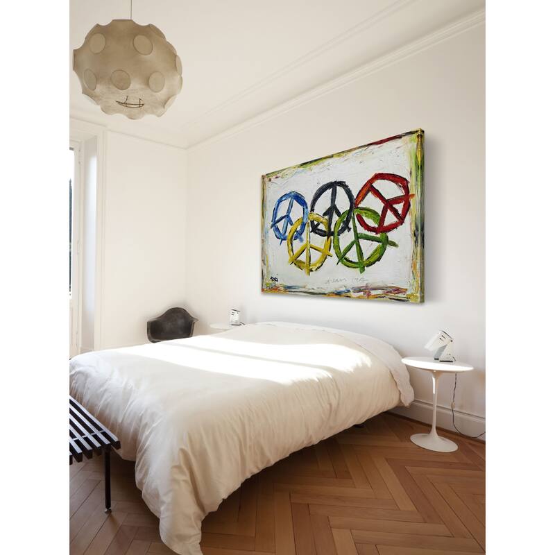 Marmont Hill - "Dream Big" by Tori Campisi Painting Print on Canvas