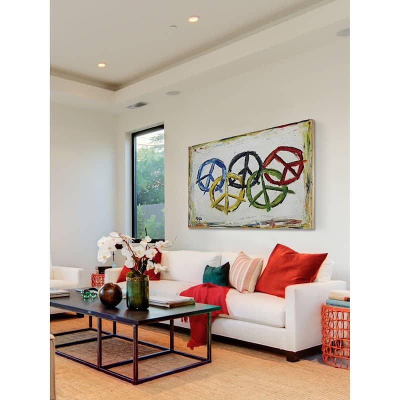 Marmont Hill - "Dream Big" by Tori Campisi Painting Print on Canvas