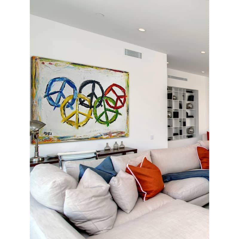 Marmont Hill - "Dream Big" by Tori Campisi Painting Print on Canvas