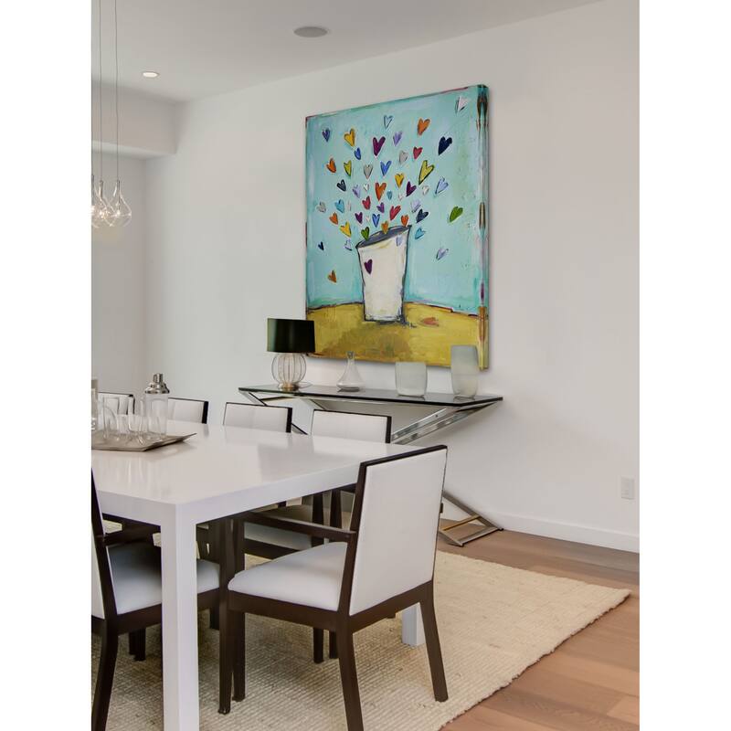 Marmont Hill - "Filled to the Brim" by Tori Campisi Painting Print on Canvas - Multi-Color