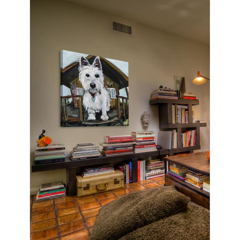 Marmont Hill - "Dash In Cabin" by Tori Campisi Painting Print on Canvas - Multi-Color