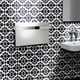 preview thumbnail 1 of 11, Handmade Affos in Black and White Tile, Pack of 12 (Morocco)