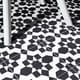 preview thumbnail 2 of 11, Handmade Affos in Black and White Tile, Pack of 12 (Morocco)