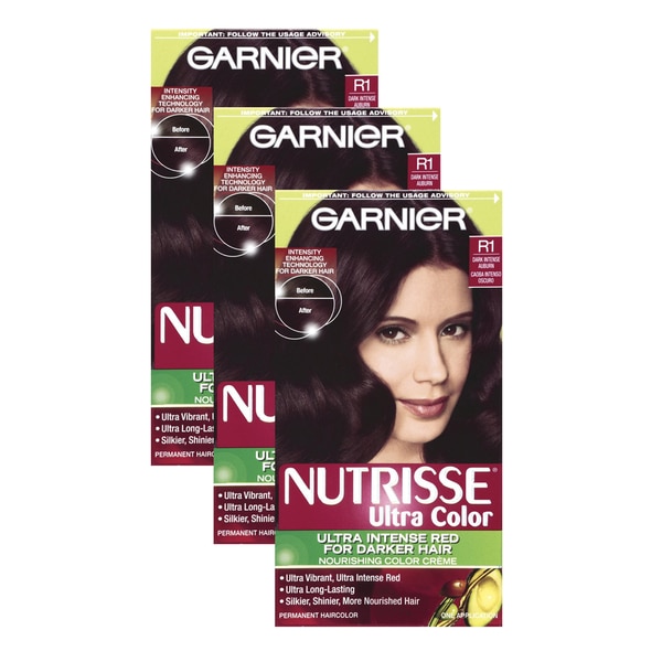 Garnier Nutrisse Ultra Dark Intense Auburn R1 (Pack of 3)   17517050