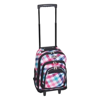 J World 'Sunset' 18-inch Rolling Backpack - 15359439 - Overstock ...