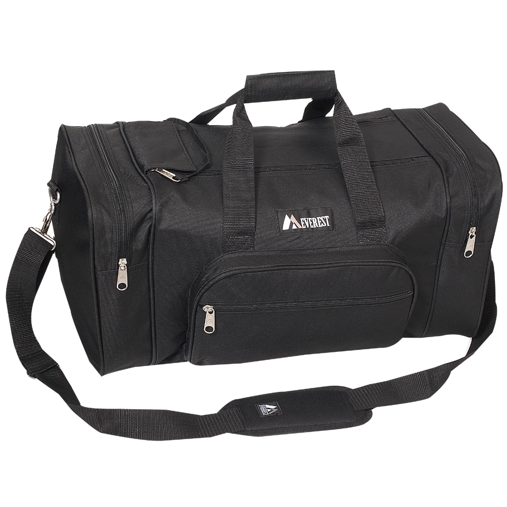 Everest 20-inch Carry On Classic Black Gear Duffel Bag Black Modern ...