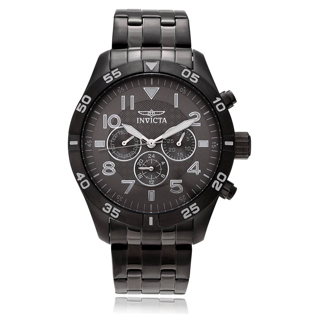 Invicta Men's I-Force Grey Stainless-Steel Swiss Quartz Watch