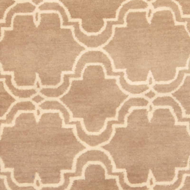 Handmade Tibetan Wool Runner (India) - 2'4 x 12'