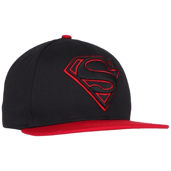 Shop Superman Black/ Red Baseball Cap Free Shipping On Orders Over