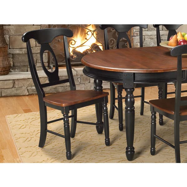 Simply Solid Emeline Keyhole Dining Chairs - Set of 2 (Table Sold Separately)