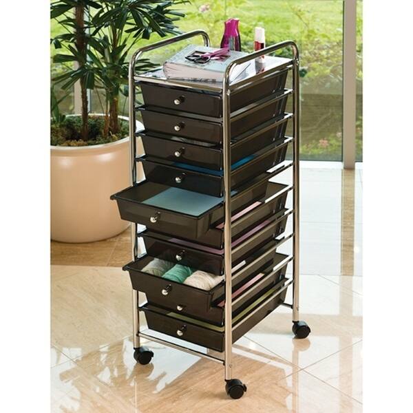 Shop Seville Classics 10 Drawer Organizer Rolling Cart Free