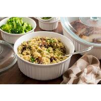CorningWare French White 12-Piece Round and Oval Set