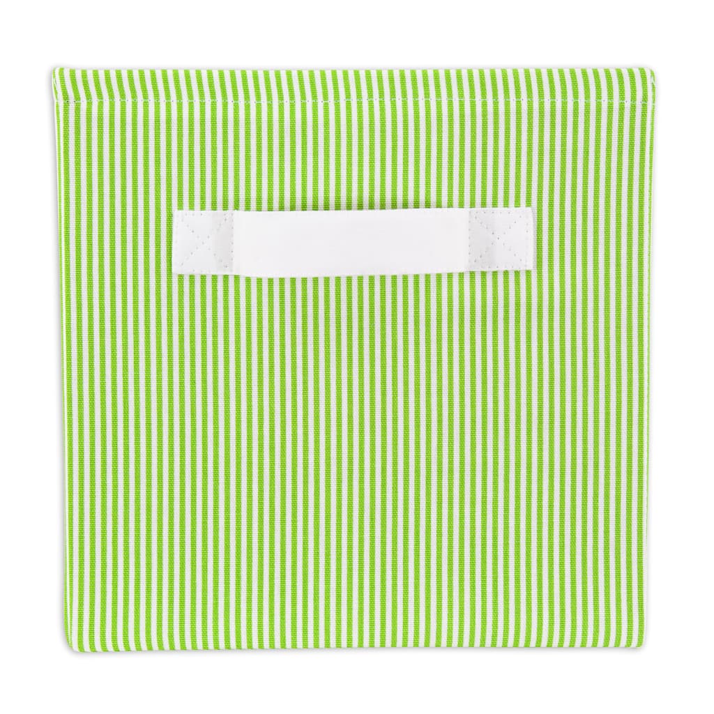 Desoto Chartreuse Storage Bin with Handle