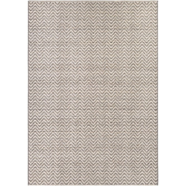 Vector Nianic Brown-Ivory Indoor/Outdoor Area Rug - 7'10 x 10'9