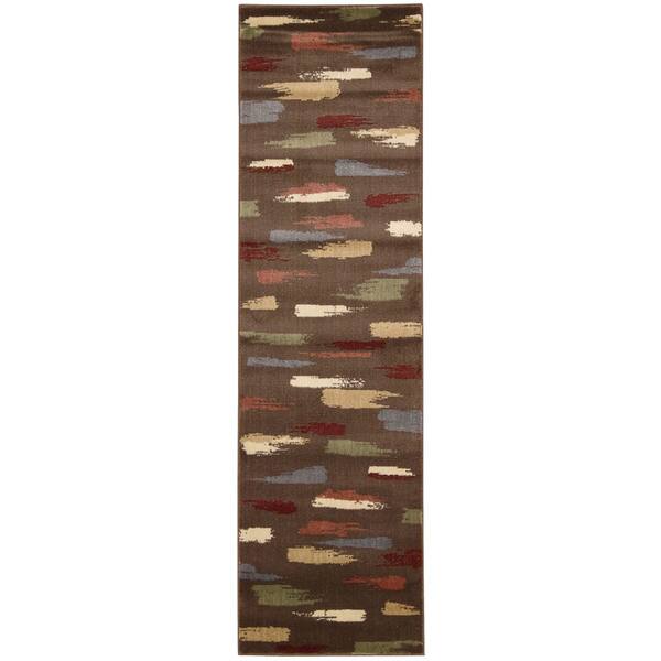 slide 2 of 14, Nourison Expressions XP10 Area Rug 2' 3" x 8' - Brown