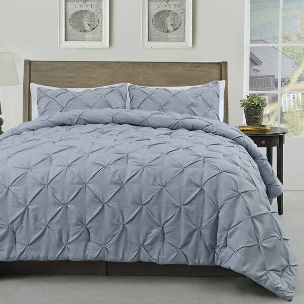 Shop Kotter Home Pinch Pleat Pintuck Comforter Set On Sale
