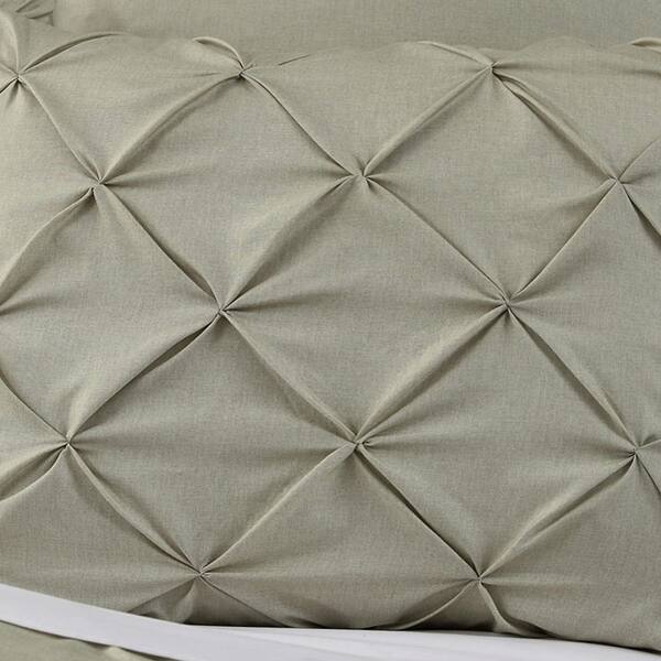 Shop Kotter Home Pinch Pleat Pintuck Comforter Set On Sale