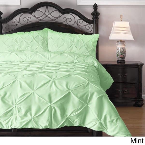 Shop Kotter Home Pinch Pleat Pintuck Comforter Set On Sale