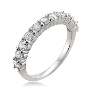 Platinum Wedding Rings For Less Montebello Platinum 1ct Tdw Round Cut G Set Diamond Wedding Band