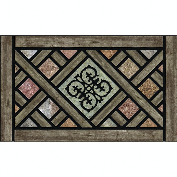 Outdoor Rustic Lattice Doormat (18" x 30")