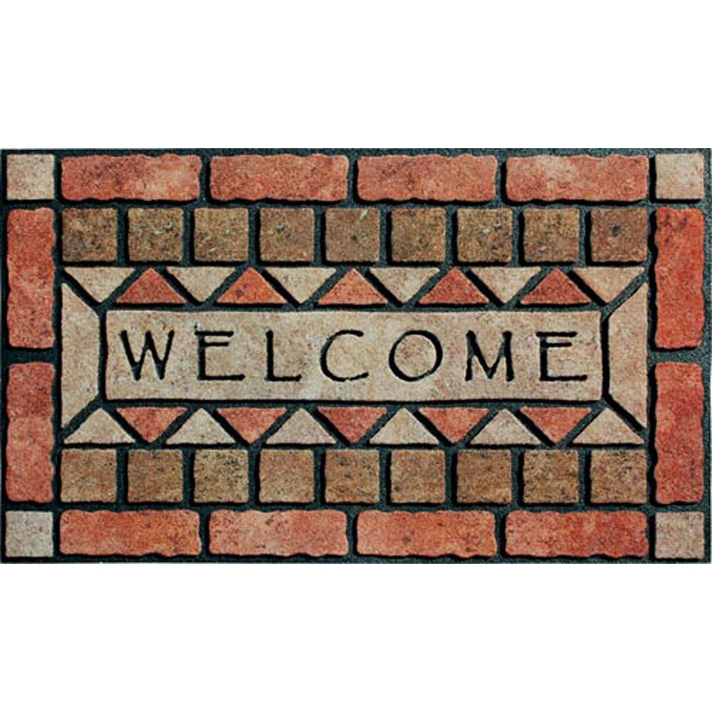 810344537 18 Welcome Stone Outdoor Doormat