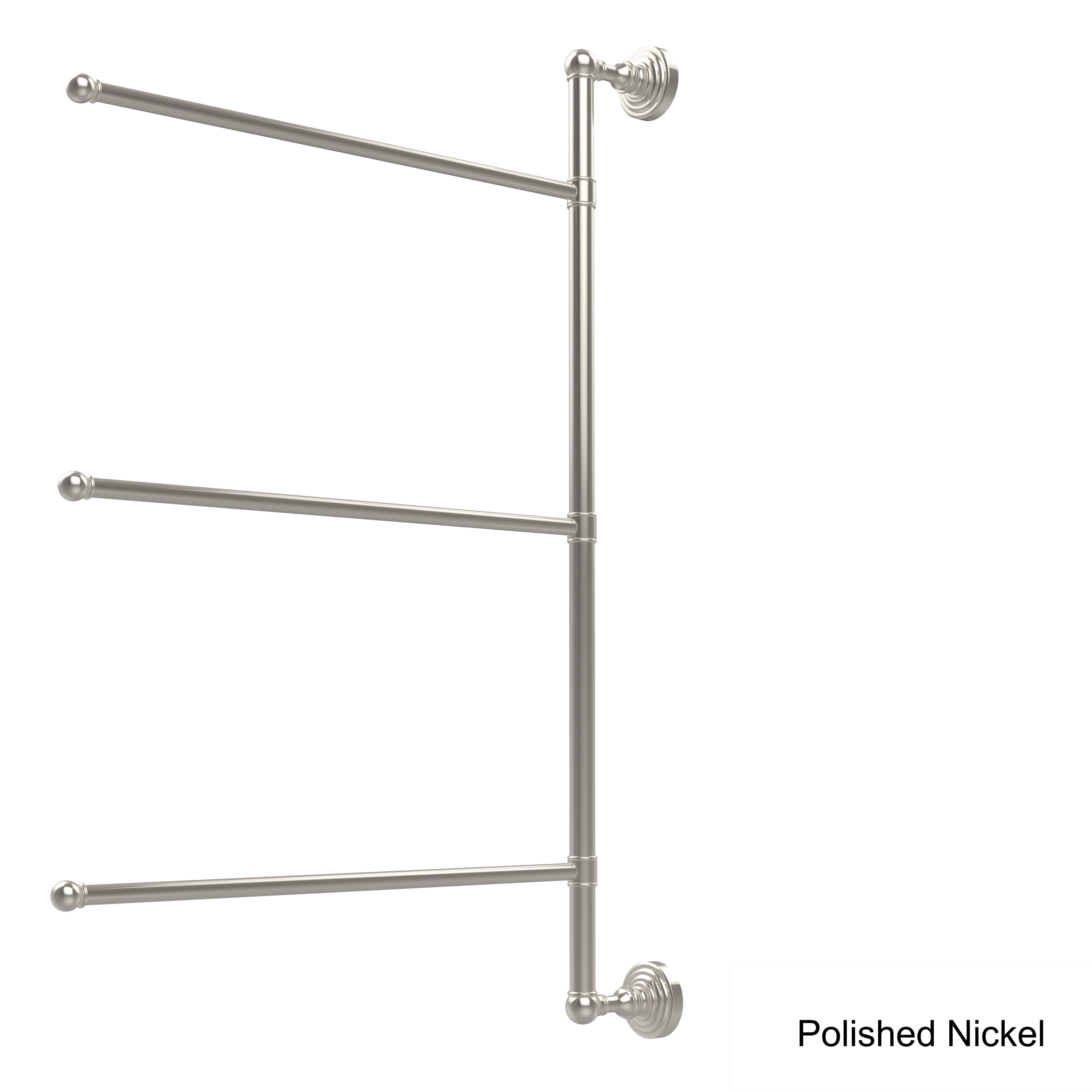 stainless Steel Swingarm Towel Rack - Wall-mounted Robe Hooks