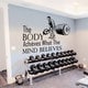 Shop Gym Inspirational Quote Vinyl Sticker  Wall  Art  