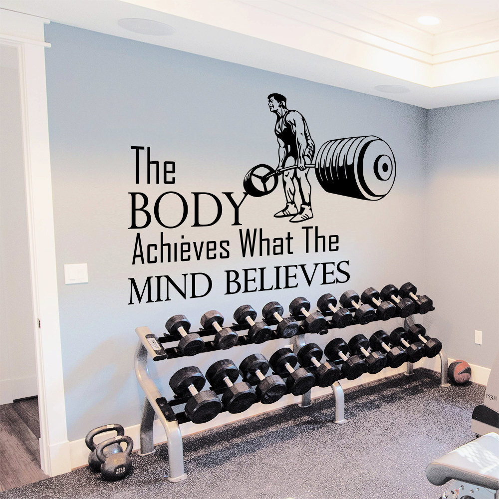 I'm Not Here To be Average wall sticker weightlifting motivational quote w150 
