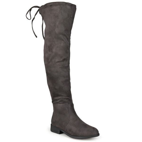 womans grey boots