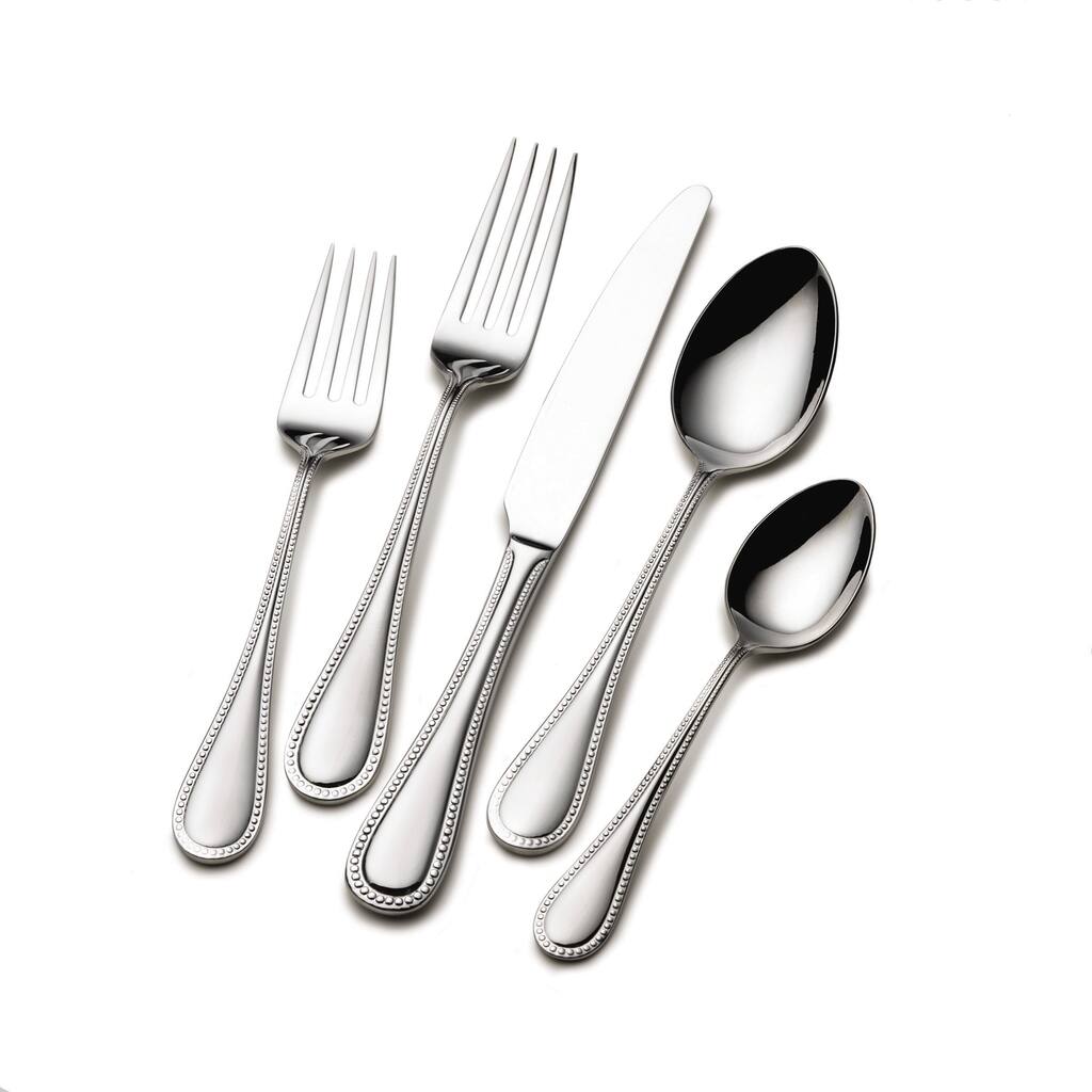 International Silver American Bead 18 Piece Flatware Set