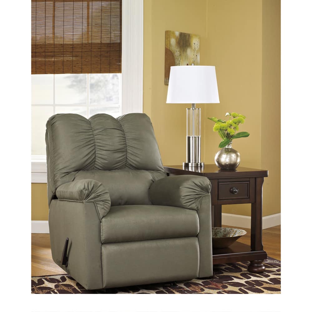 Signature Design by Ashley Darcy Fabric Rocker Recliner