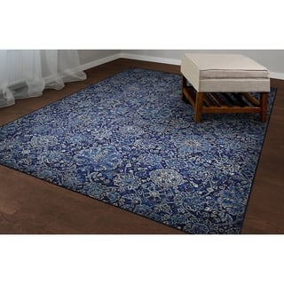 Couristan Inc 7x9 10x14 Rugs For Less Couristan Easton Winslet Navy Shire Area Rug 9 2 X 12