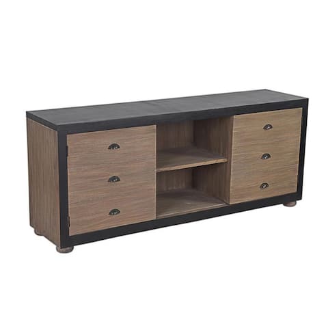 Teak Tv Stands Online At Our Best Living Room East At Main S Brookside Traditional Antique Black Tv Media Cabinet With Doors