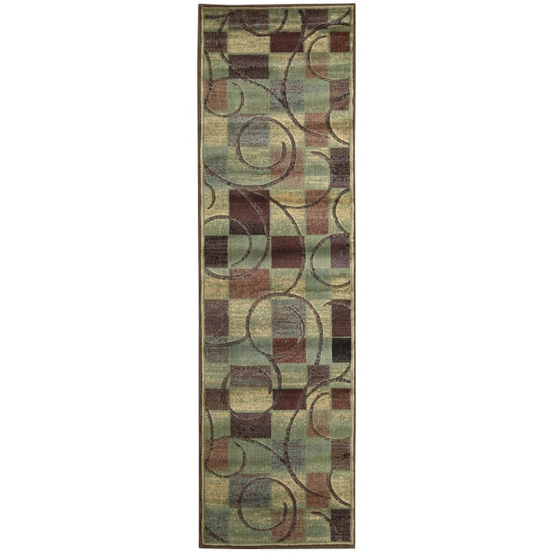 Nourison Expressions Geometric Abstract Cubist Area Rug