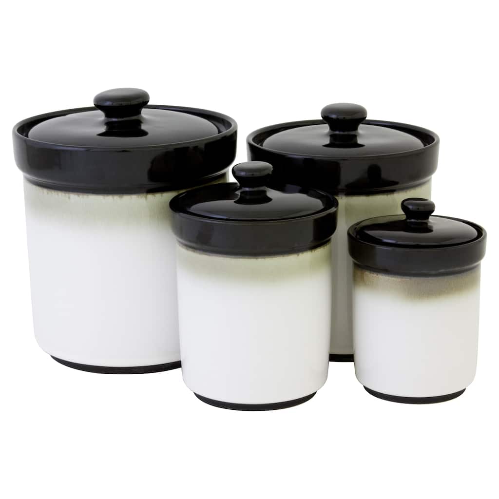 Sango Nova Black Canister (Set of 4)