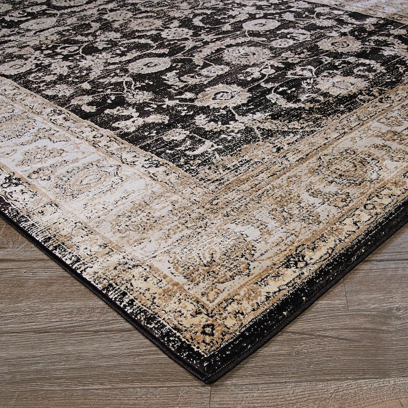 Couristan Zahara Floral Emblem Area Rug