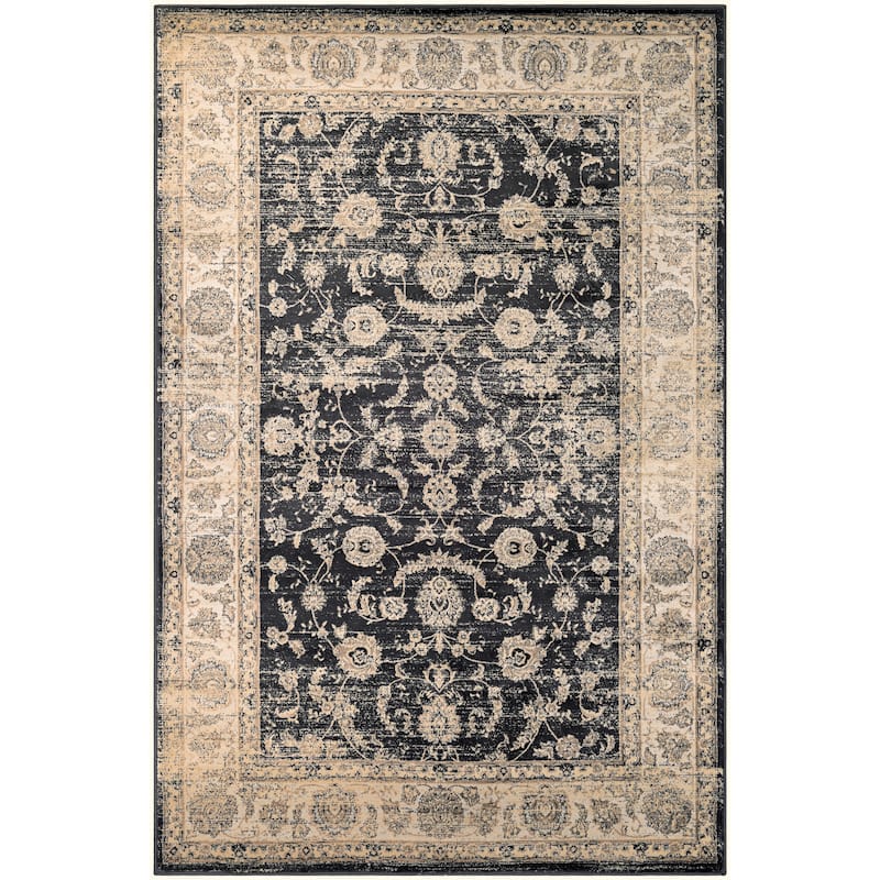 Couristan Zahara Floral Emblem Area Rug