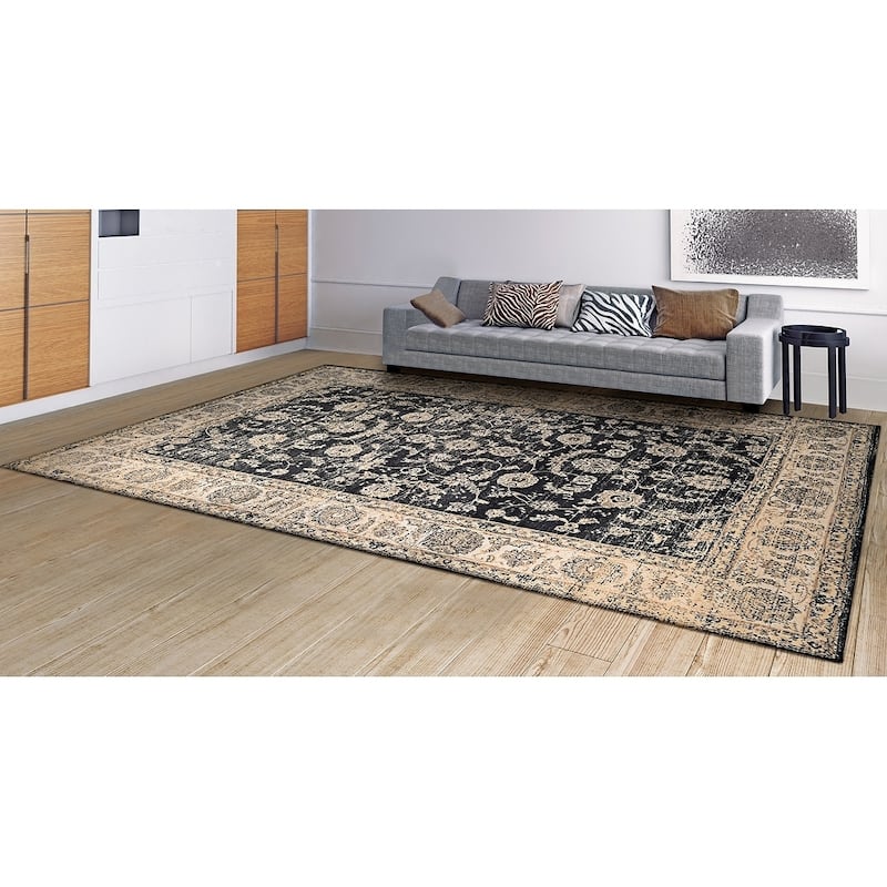 Couristan Zahara Floral Emblem Area Rug