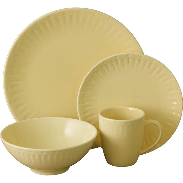 Sango Contempo Cream 16-piece Dinnerware Set - Free Shipping Today ... Sango Contempo Cream 16-piece Dinnerware Set - Free Shipping Today ...