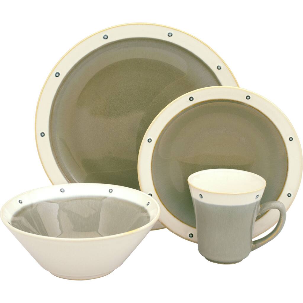 Sango Newport Avocado 16-piece Dinnerware Set