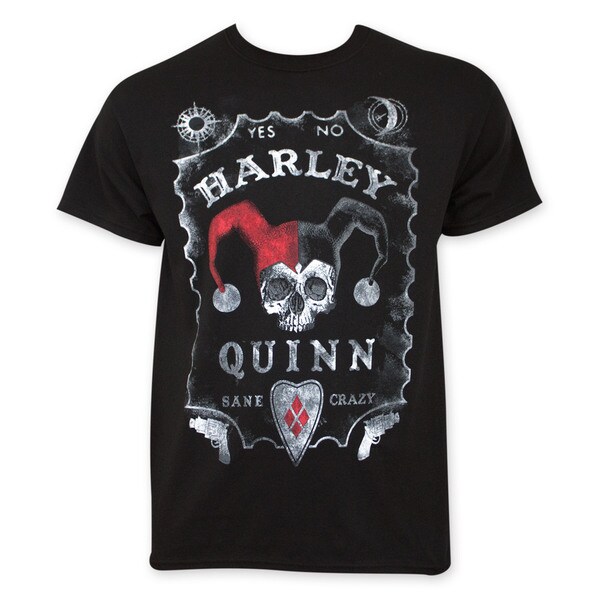 Shop Batman Harley Quinn Men's Jack Daniels Style Tee Shirt - Free ...