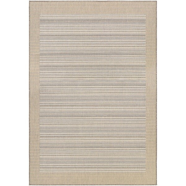 Couristan Monaco Bowline/ Cocoa Natural-Ivory Rug - 8'6 x 13'