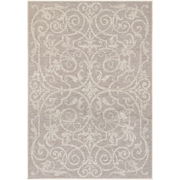 Couristan Monaco Summer Quay/ Cocoa Natural Rug (8'6 x 13') - 8'6" x 13'