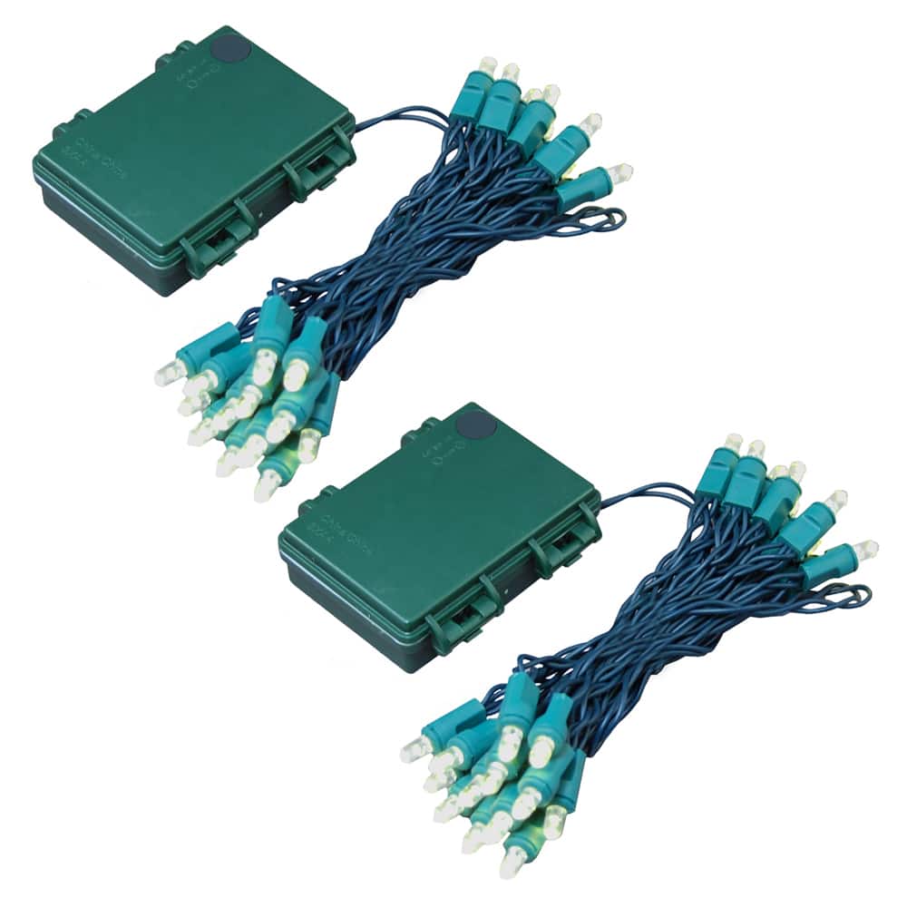 Warm White LED Battery-operated String Lights (2 Count)