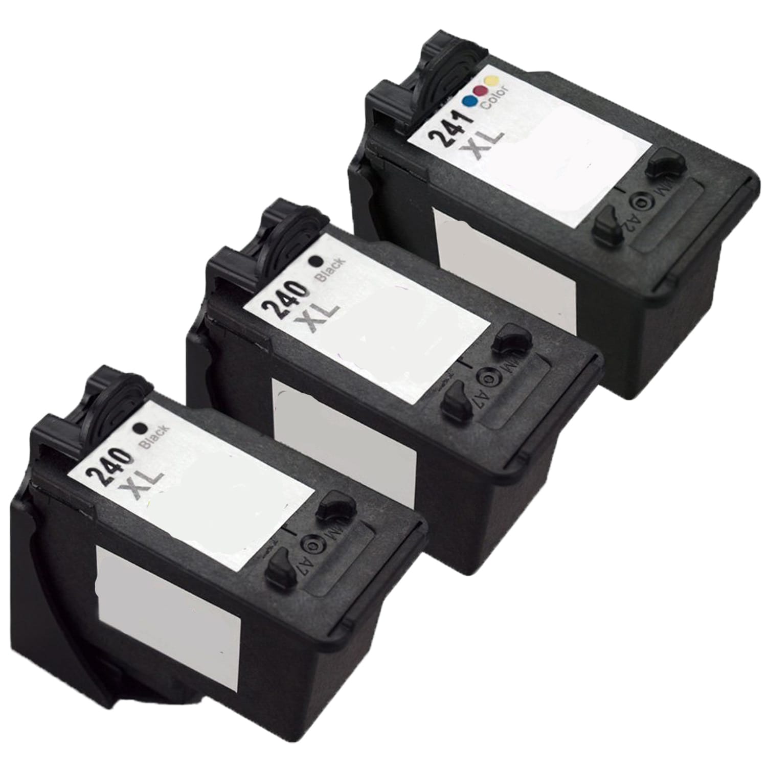 3 PK PG-240XL CL-241XL Black /& Color Ink Cartridge For Canon MX392 MX432 MX452