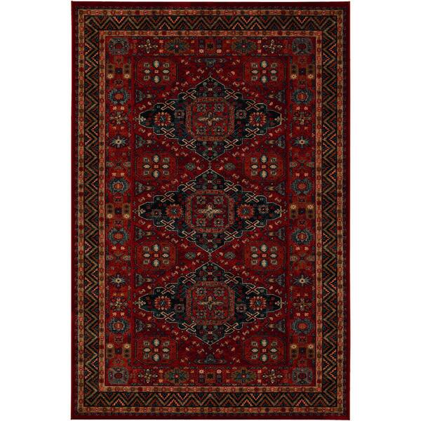 slide 2 of 3, Parish Rio Burgundy Wool Area Rug