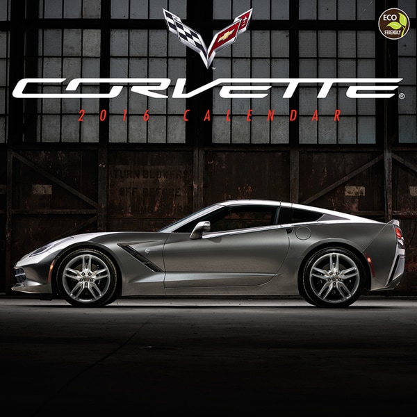 2016 Corvette Wall Calendar   17527317 Top