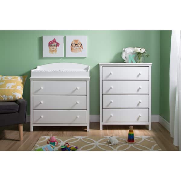 white christmas dresses Dresser - 3-Drawer | Cotton Candy | South Shore Furniture main image 1