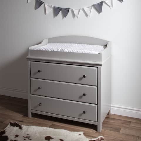 South Shore Cotton Candy Changing Table with Drawers
